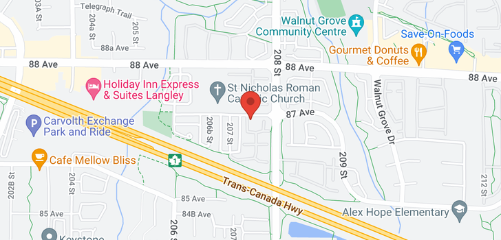 map of 8 20788 87 AVENUE